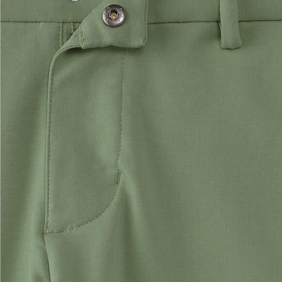 NWT SWET TAILOR Men’s Sage Green 8” Chino Short Regular Fit - Size 29 - Picture 5 of 10